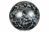 Polished, Indigo Gabbro Sphere - Madagascar #289863-1